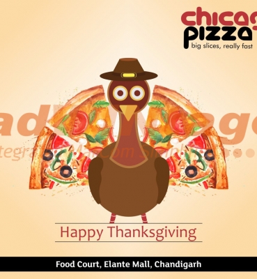 Chicago Pizza,Chandigarh – Thanksgiving greetings