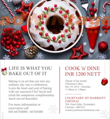 Courtyard Marriott, Chennai – Christmas Cook & Dine