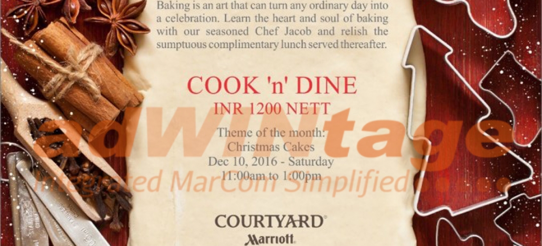 Courtyard marriott Lucknow- Cook & Dine