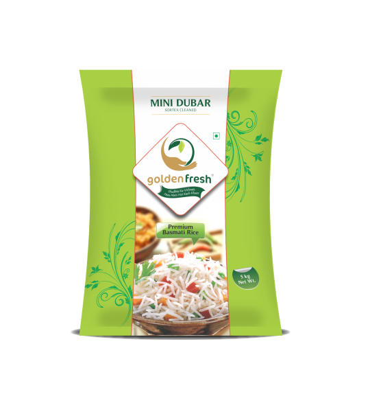 Golden Fresh-Basmati Rice Packaging