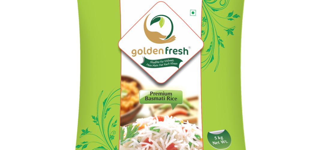 Golden Fresh-Basmati Rice Packaging