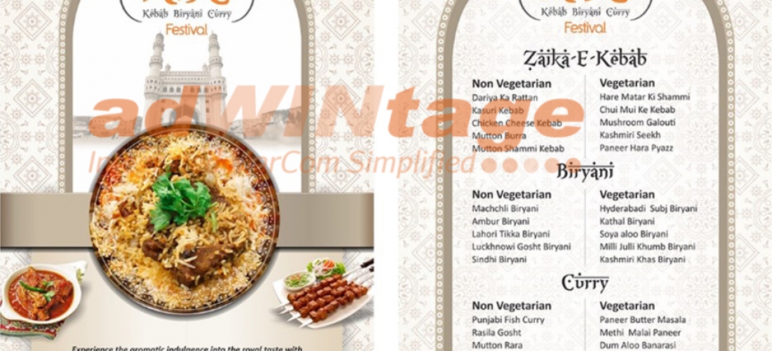 Park Plaza Shahdara – Kebab & Biryani Menu