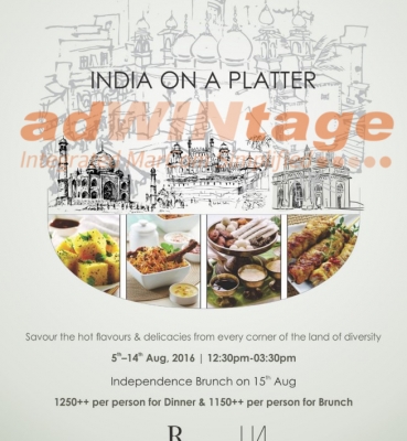 Renaissance Marriott – India on my Platter  promotion