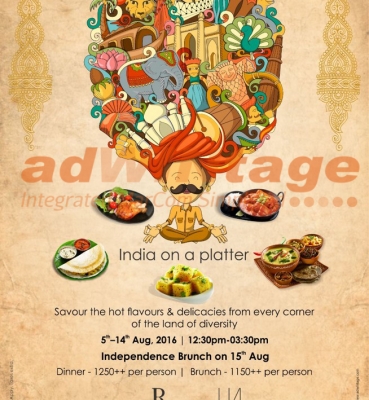 Renaissance Marriott – India on my platter  promotion