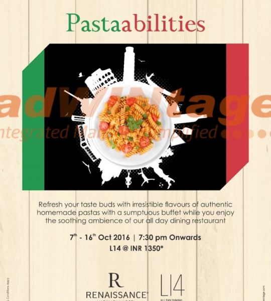 Renaissance Marriott, Lucknow – Pasta Festival