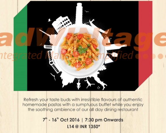 Renaissance Marriott, Lucknow – Pasta Festival